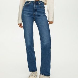 LEVIS Ribcage Straight - Charleston Rain